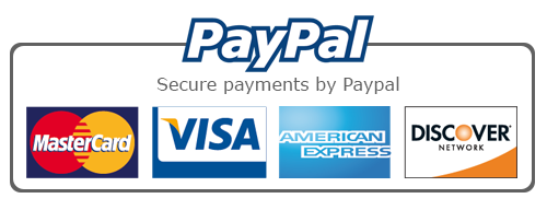 We accept paypal safe and secure payments